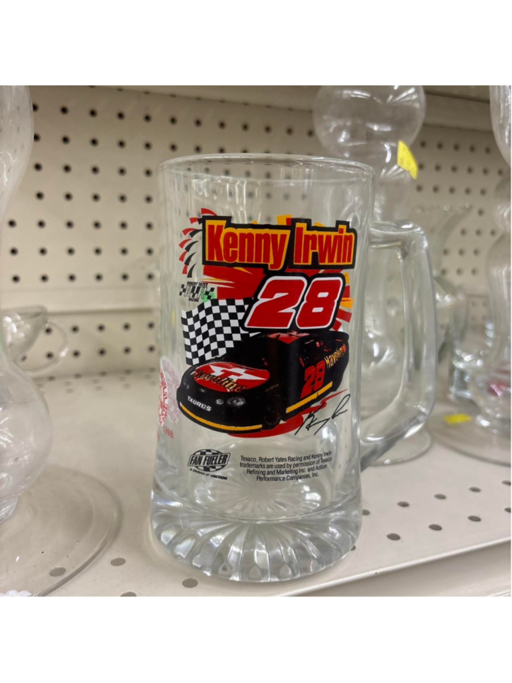 Vintage Mug NASCAR Kenny Irwin